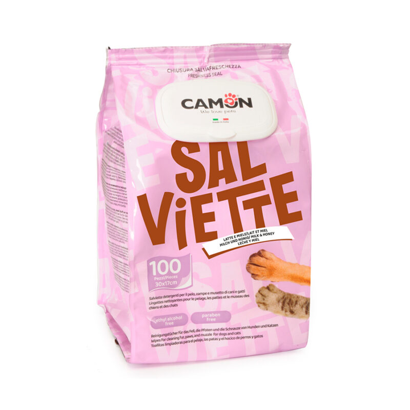 CAMON TOALHETES MILK & HONEY 100UN WEPET
