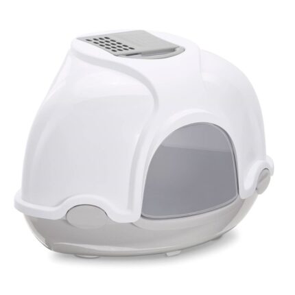 CASA DE BANHO GINGER CINZA 52X52X44,5CM WEPET WC GATOS
