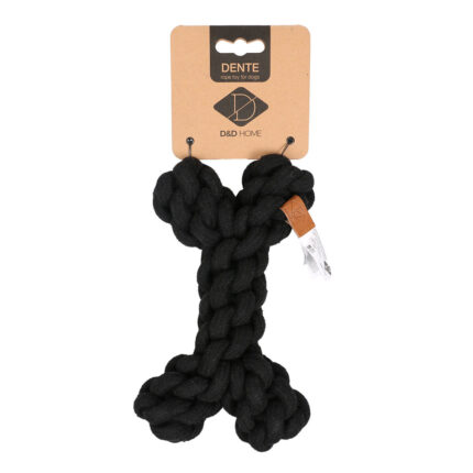 Brinquedo Cão Corda DENTE - 19 cm - Preto wepet brinquedo corda cão