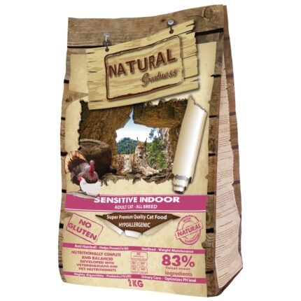 NATURAL GREATNESS Sensitive Indoor Cat & Kitten WEPET