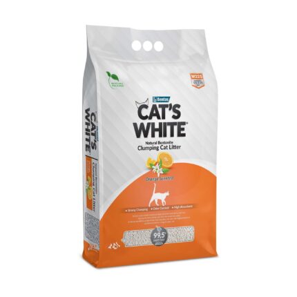CAT'S WHITE ORANGE AREIA LITTER GATO WEPET