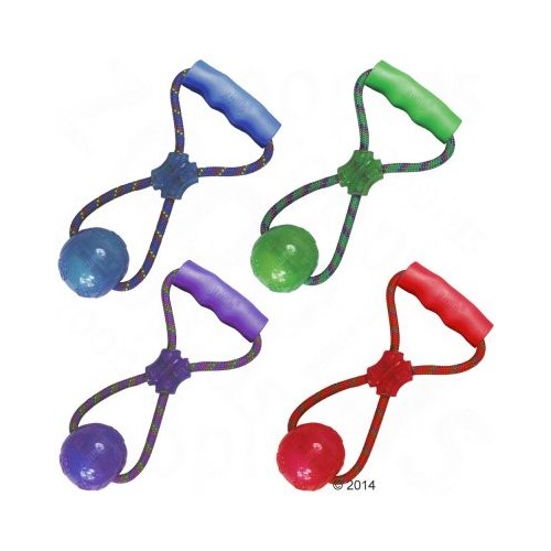KONG SQUEEZZ BALL WITH HANDLE WEPET