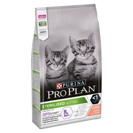 purina pro plan sterilised kitten salmão