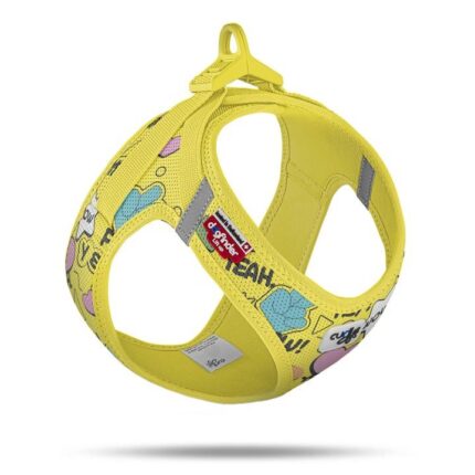 Peitoral Curli Clasp Air-Mesh E25 Amarelo