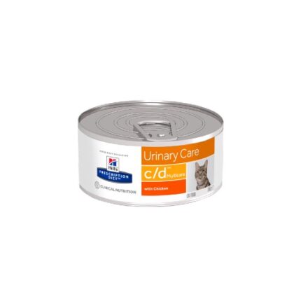 HILLS PRESCRIPTION DIET FELINE CD MULTICARE CHICKEN LATA 156GR WEPET