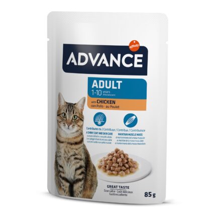 ADV CAT WET ADULT CHICKEN 85GR WEPET