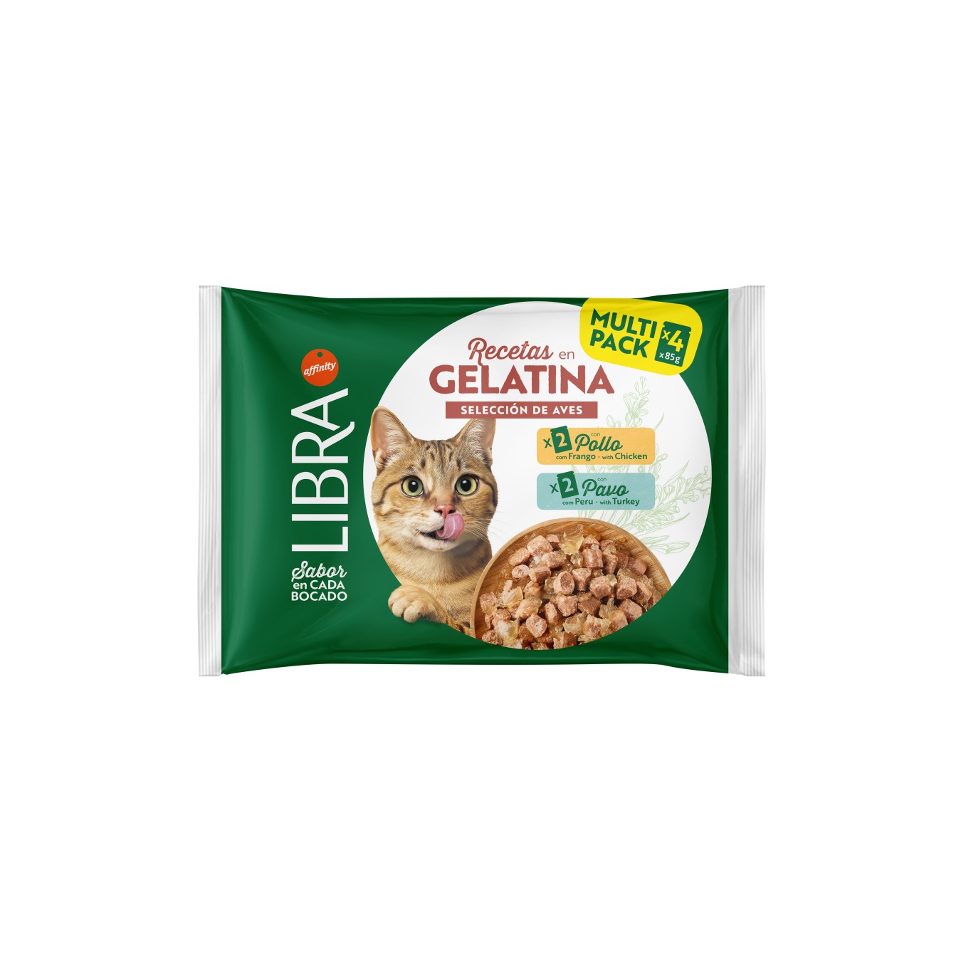 LIBRA-GATO-WET-P-GELATINA-FRANGOPERU-FWP-85GRX4SQ LIBRA GATO WET P GELATINA FRANGO&PERU FWP (85GRX4SQ) WEPET