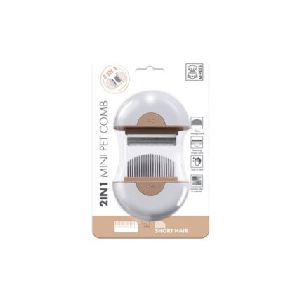 M-Pets | Mini Pet Comb Pelo Longo 2 em 1