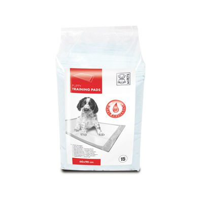 puppy training pads economic 15un 60x90cm m-pts