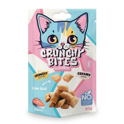Crunchy Bites Cat Snack - Salmon 60gr wepet