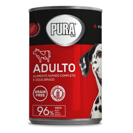 PURA ALIMENTO HÚMIDO CÃO VACA 400GR WEPET