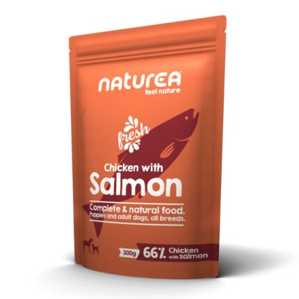 Naturea Wetfood chicken & salmon 300gr wepet