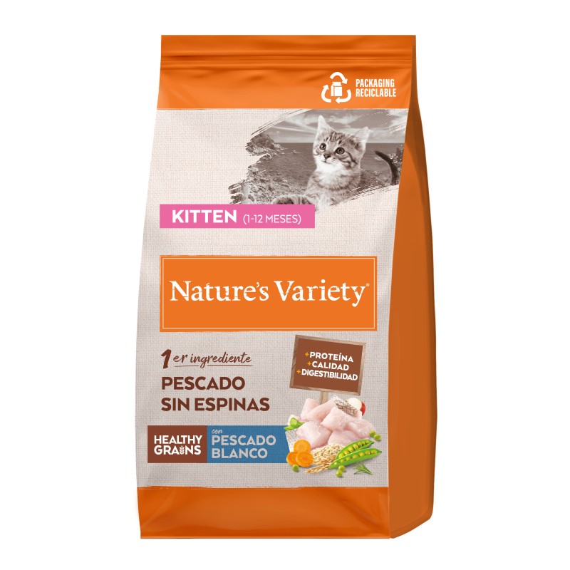 NV CAT GRAIN KITTEN WHITE FISH WEPET GATO