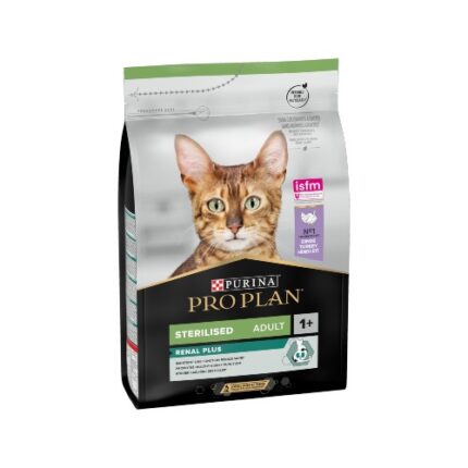 Purina Pro Plan Sterilised Renal Plus Turkey 10Kg