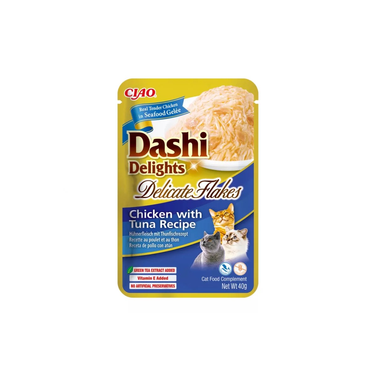 Sem-titulo-7 Dashi Cat DELIGHTS Delicate Flakes Frango/Atum 40g wepet