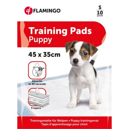 puppy training pads 45x35cm 10 unflamingo