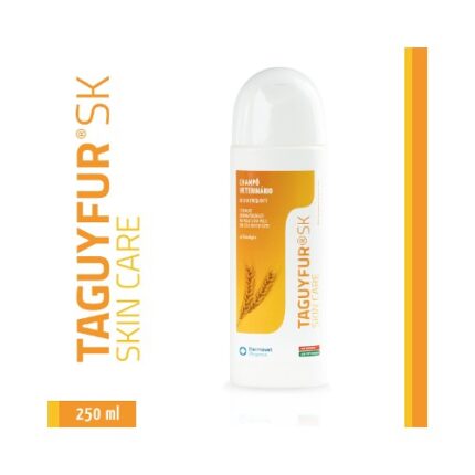 taguyfur 250ml amarelo champo dermatologico dermovet pharma