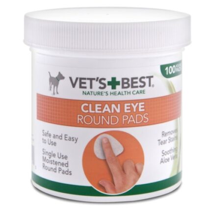 Vet's Best Toalhitas Limpeza de Olhos 100un
