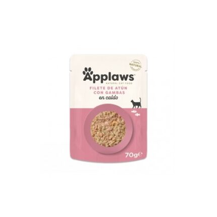 Applaws Atum e gambas 70g wepet gato