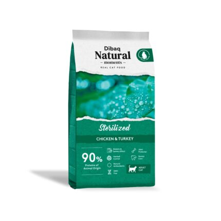 DIBAQ NATURAL MOMENTS CAT STERILIZED CHICKEN & TURKEY WEPET