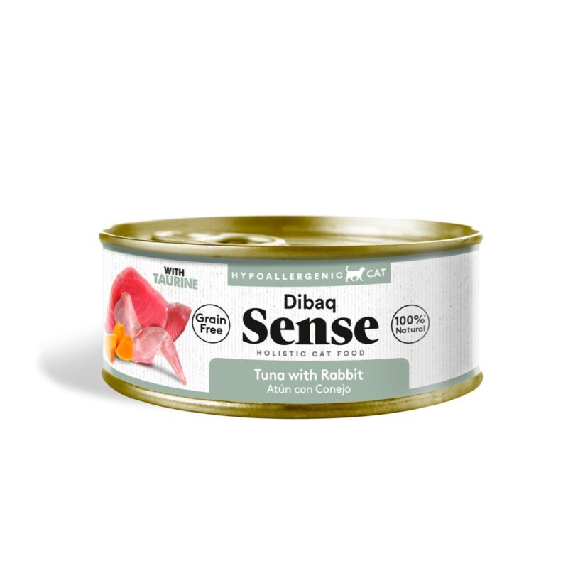 Dibaq Sense CAT Grain Free ATÚN con CONEJO 70gr wepet gato
