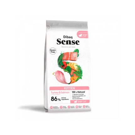 Dibaq Sense CAT Grain Free KITTEN (PAVO&SALMON) 1,5kg wepet gato