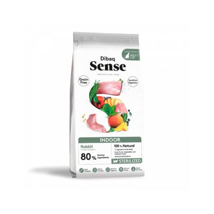Dibaq Sense CAT Grain Free INDOOR (CONEJO) 1,5kg wepet gato
