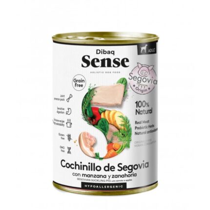 Dibaq Sense DOG Grain Free COCHINILLO SEGOVIANO NUEVO 380gr wepet cão