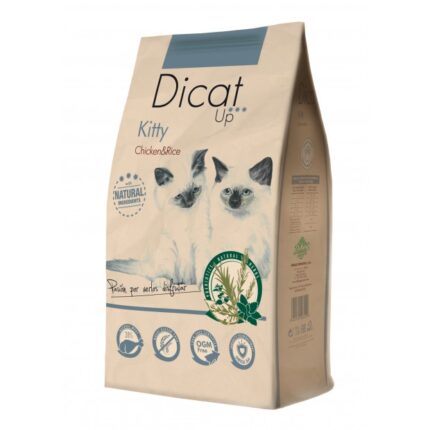 Dicat Up KITTY CHICKEN&RICE 1,5KG WEPET GATO