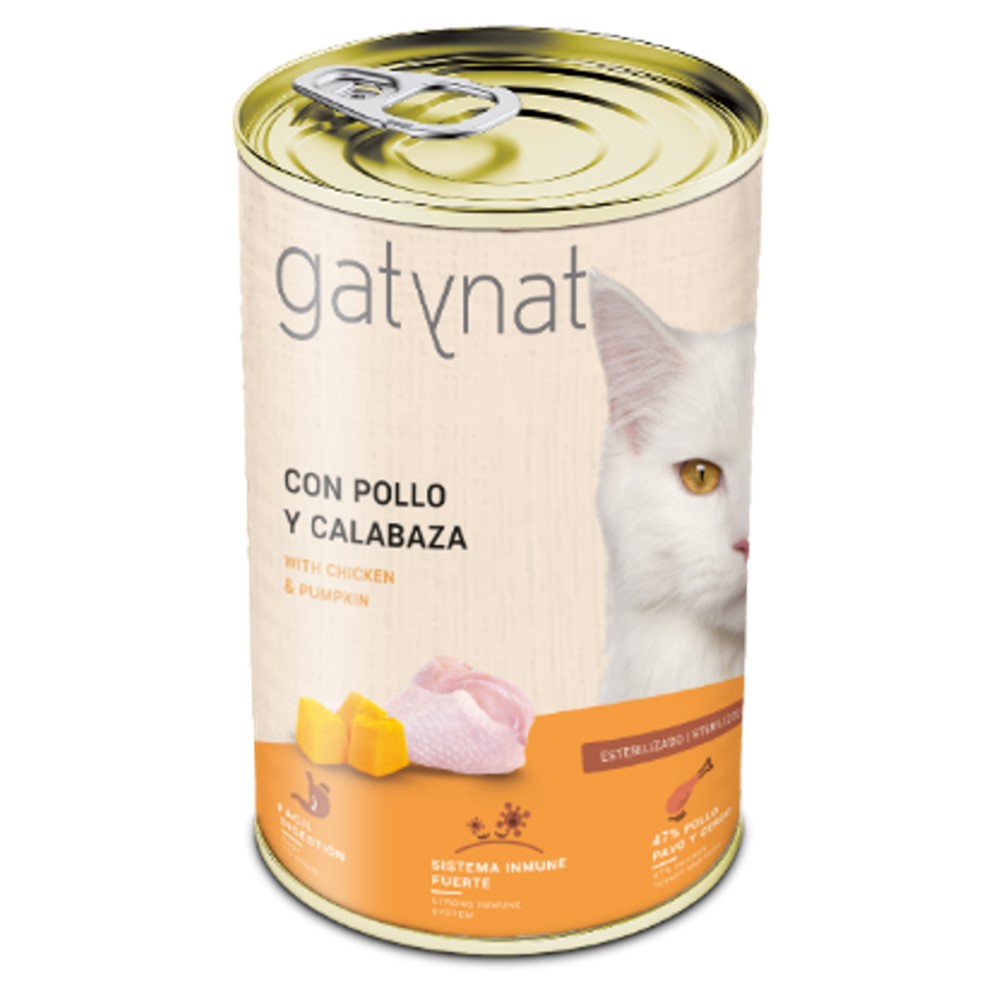 gatynat-esterilizados-pollo-calabaza-perrygaty Gatynat Esterilizado com Frango e Abóbora 400gr wepet gato