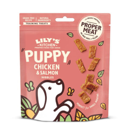 LILY’S Kitchen Puppy Chicken & Salmon Nibbles 70gr