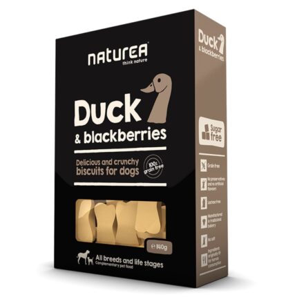 NATUREA BISCUITS DUCK & BLACKBERRIES 140GR wepet