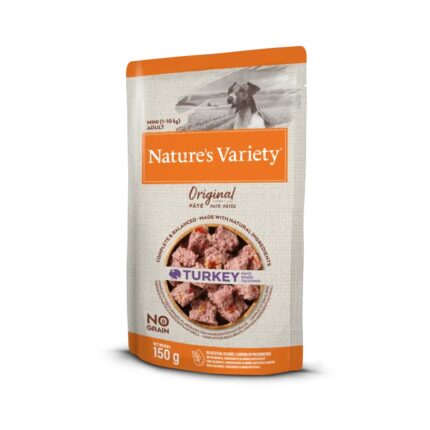 nature's variety dog wet original no grain mini peru pate 150gr