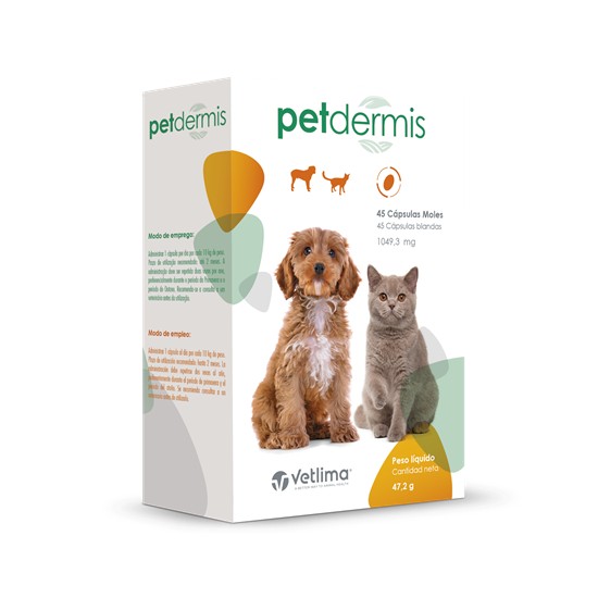 petdermis-vetlima-45-cap petdermis 45 capsulas vetlima