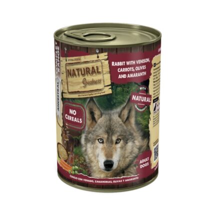 Natural Greatness Coelho com Veado, Cenouras, Azeitonas e Amaranto 400gr