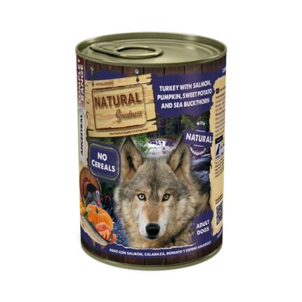 Natural Greatness Peru com Salmão, Abóbora, Batata-Doce e Espinheiro Amarelo 400gr