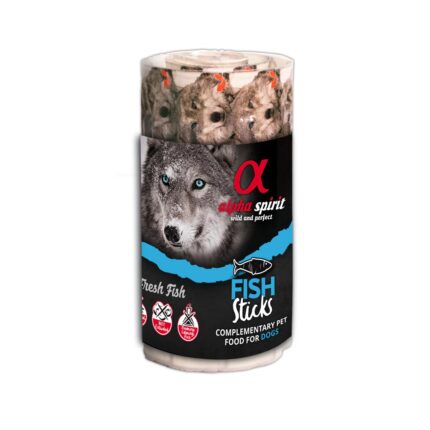 Alpha Spirit Sticks Dog Fish x16 160g