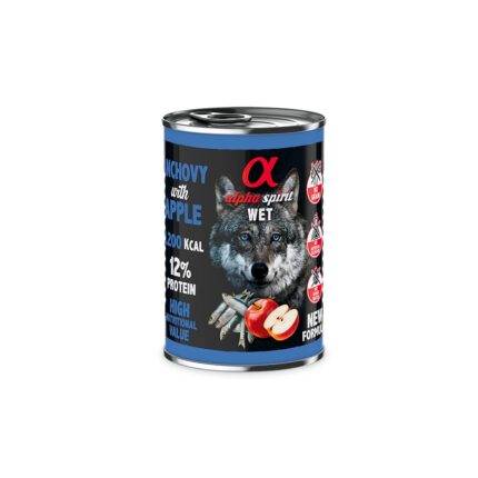 Alpha Spirit Adult Anchova & Maça Wet 400gr