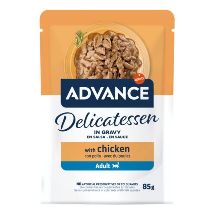 ADV CAT WET DELICATESSEN FRANGO 85GR WEPET