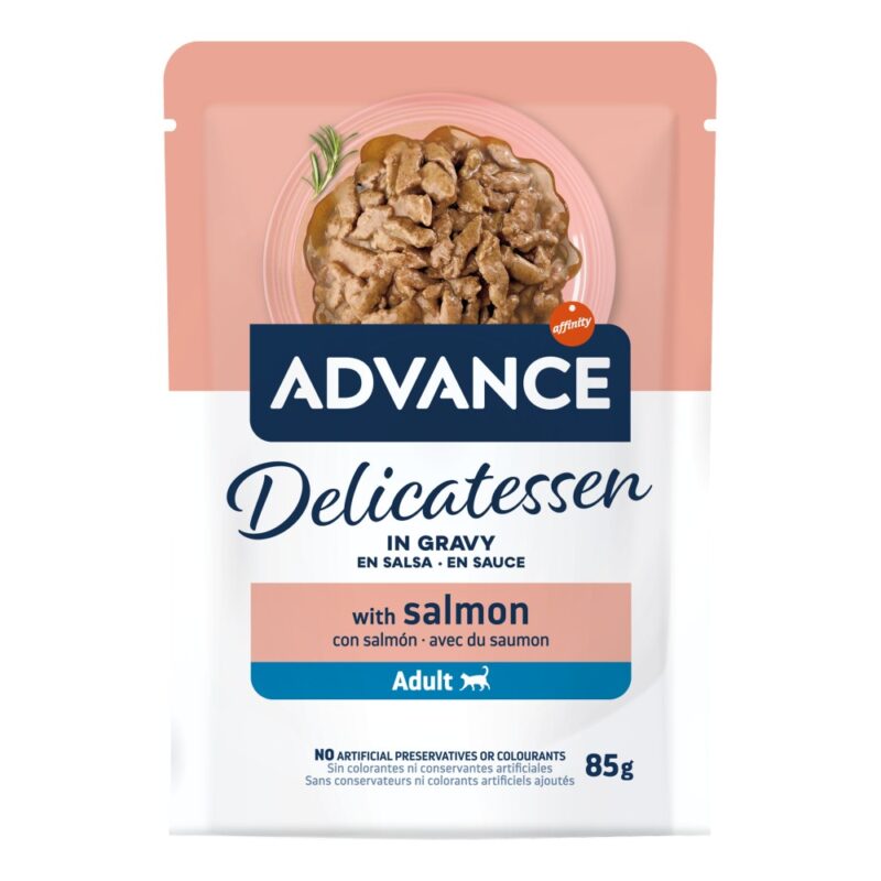 ADV CAT WET DELICATESSEN SALMÃO 85GR WEPET