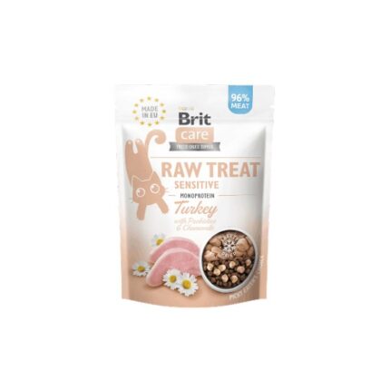 Brit Care Raw Treat Cat Sensitive Turkey  40 gr