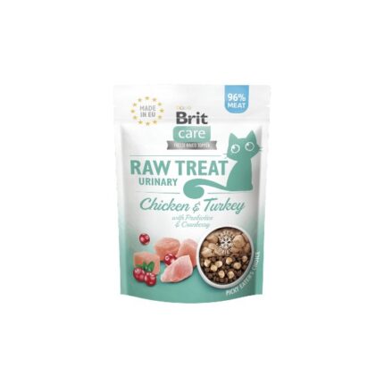 Brit Care Raw Treat Cat Urinary Chicken & Turkey  40 gr